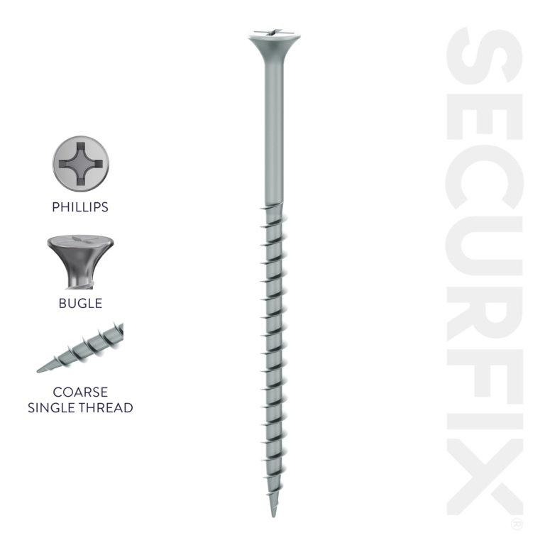 Drywall Screws - 9 x 2 15/16"-4.2 x 75mm | Pack of 500