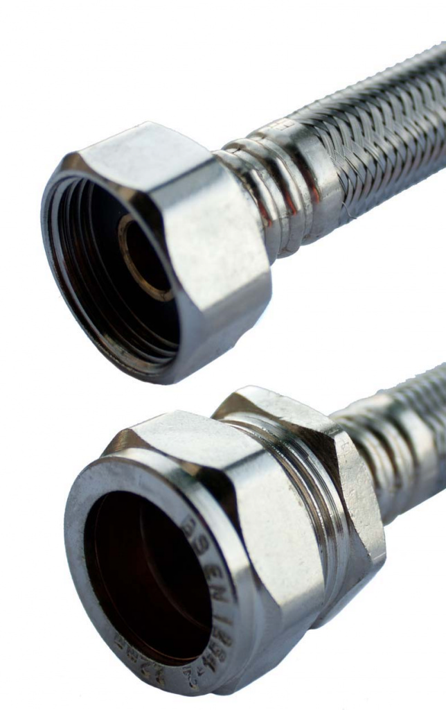 Flexi Tap Connector 15mm x 1/2" x 50cm - 9.5mm