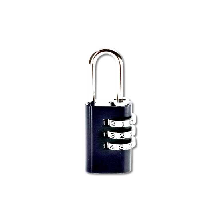 3-Dial Anodised Combo Padlock - 30mm