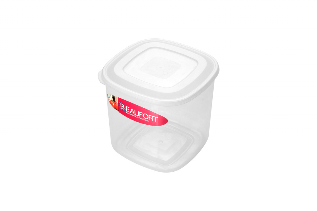 Square Food Container - 2L Clear