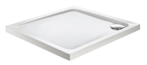 Unity White Slim Shower Tray - 760 x 760mm