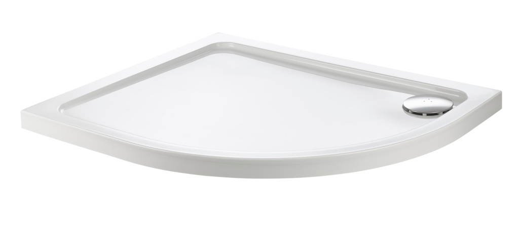 Unity Offset Quad Left Hand Stone Resin Shower Tray - 1200 x 800mm