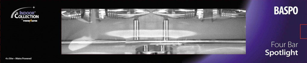 Basic 4 Spot Bar - Chrome