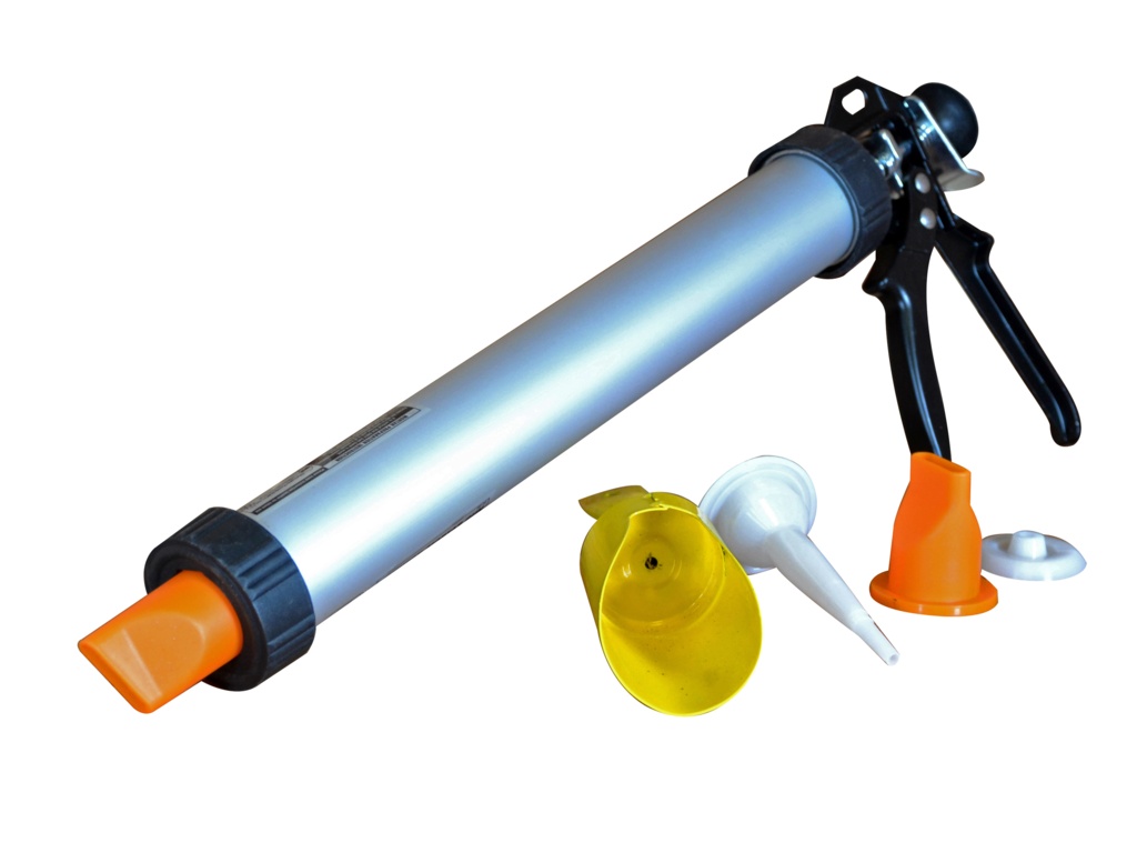 Prof Brick Mortar Gun Set – Clam Shell - Tube: 380mm/15''/capacity:(1L)