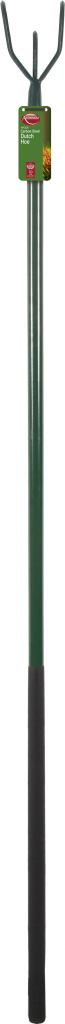 Carbon Steel Long Handle 3 Prong Cultivator - Length: 162cm. Foam Handle Length: 61cm