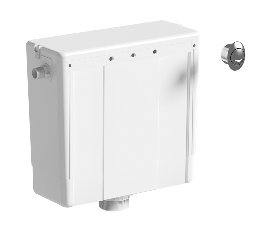 Titan Concealed Cistern - W: 335mm H: 315mm D: 140mm