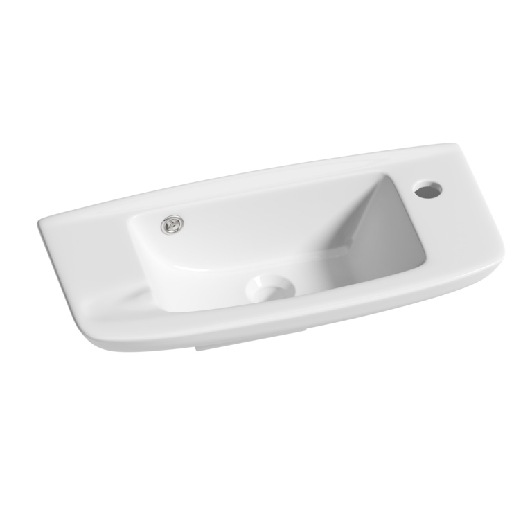 Cloakroom Collection Wall Basin 500mm - W: 500mm H: 180mm D: 300mm