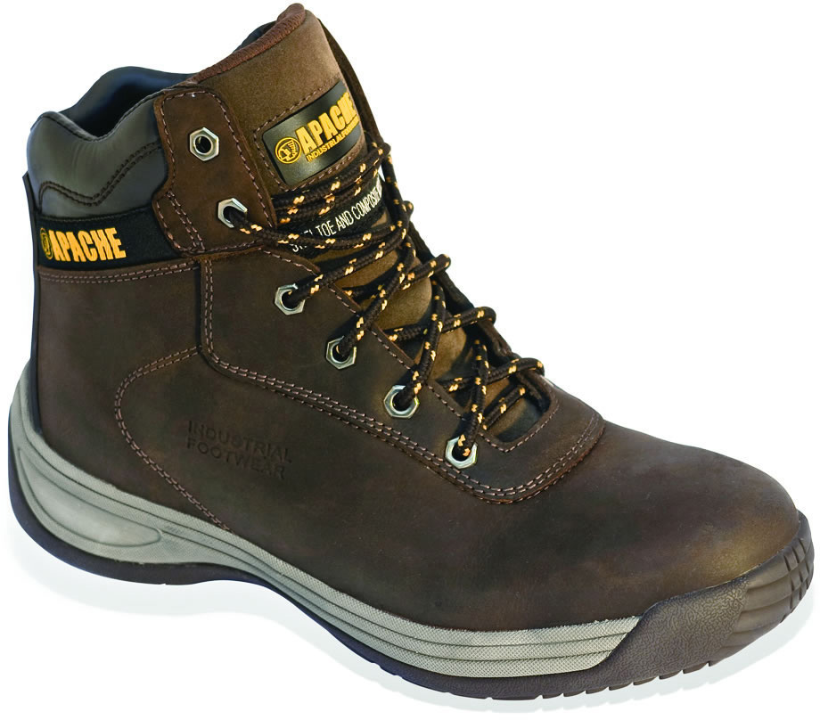 Brown Safety Boot - Size 9