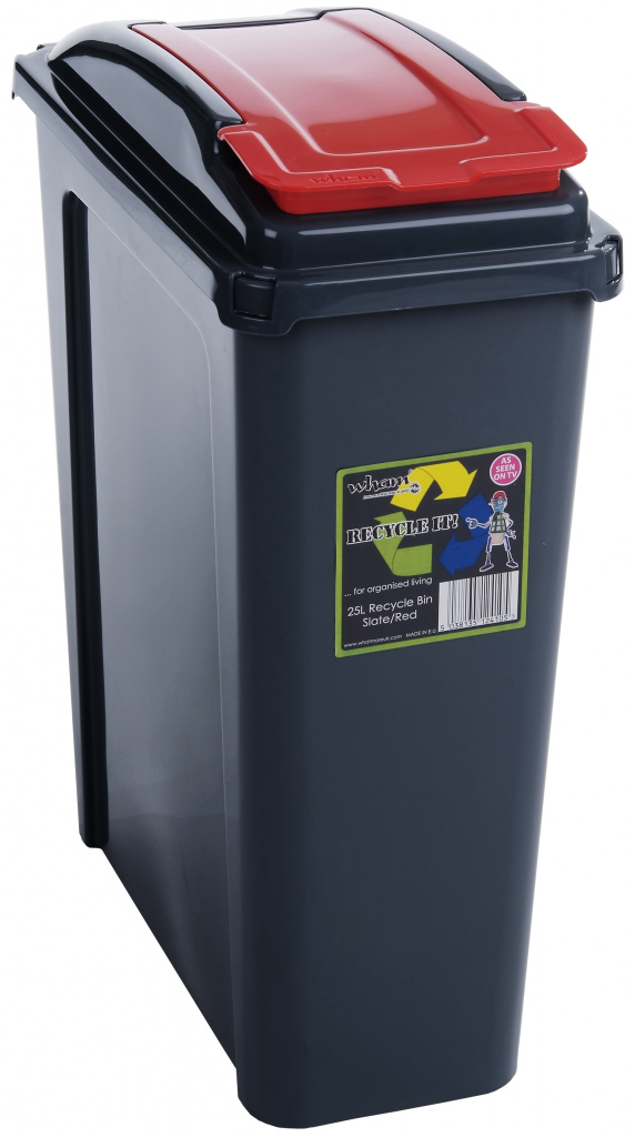 Recycling Bin 25Ltr - Red