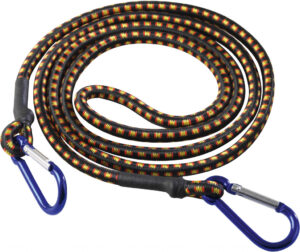 Bungee Cord with Carabiner Hooks - 600mm x 8mm