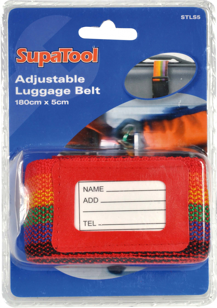 Adjustable Luggage Belt - 180cm x 5cm