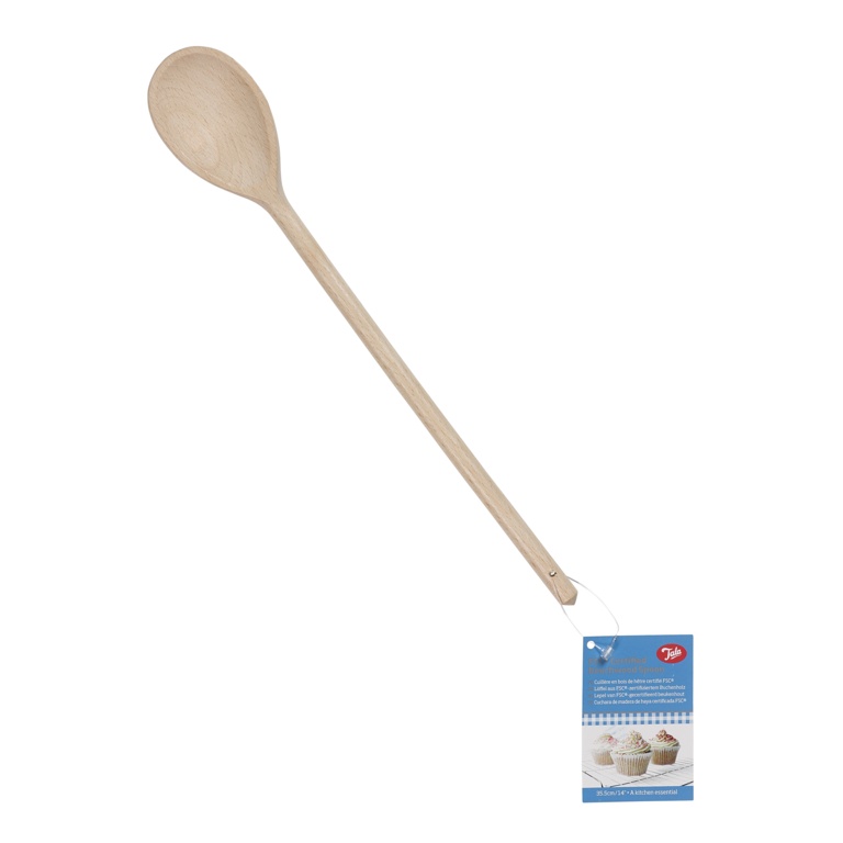 Wooden Waxed Spoon - 35.5cm