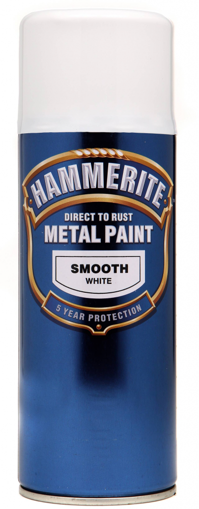 Metal Paint 400ml Aerosol - Smooth White