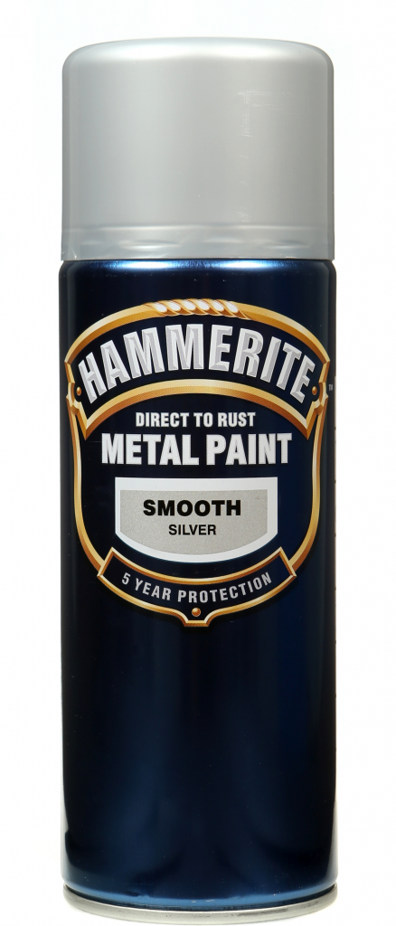 Metal Paint 400ml Aerosol - Smooth Silver