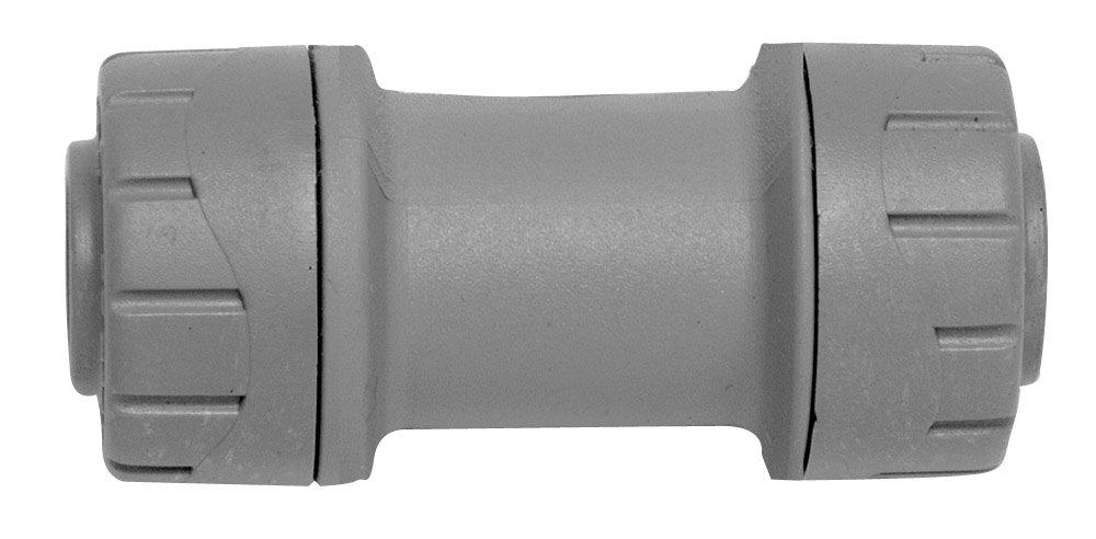 15mm Straight Coupler Grey - PPM015