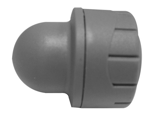 15mm Socket End Grey Pack 2 - PPM1915