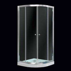 Twin Sliding Door Shower Enclosure Quad - 1850mmx900mm