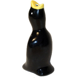 Ceramic Black Pie Bird