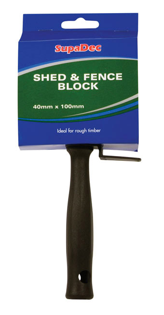 Shed & Fence Block Brush - 4"/100mm