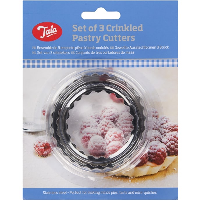 Crinkled Pastry Cutters - Set 3