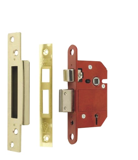 Fortress Mortice Sashlock - Brass 63mm