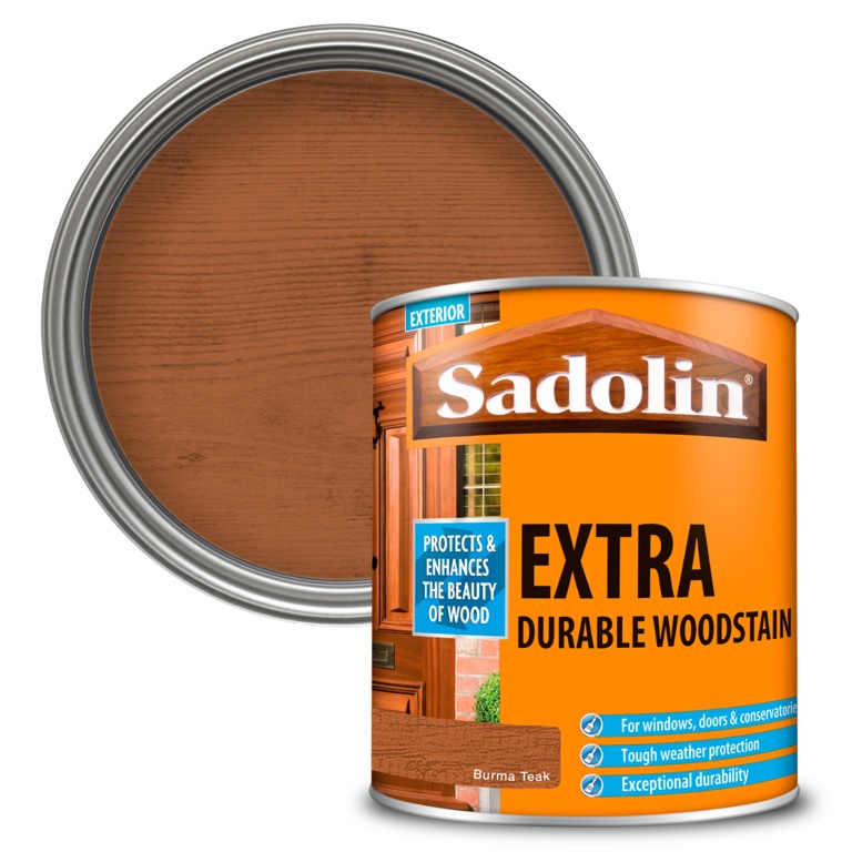 Extra Durable Woodstain - 1L  Burma Teak