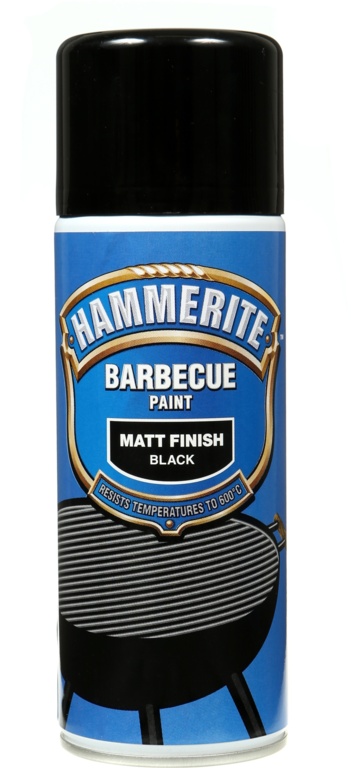 Barbecue Paint 400ml Aerosol - Matt Black