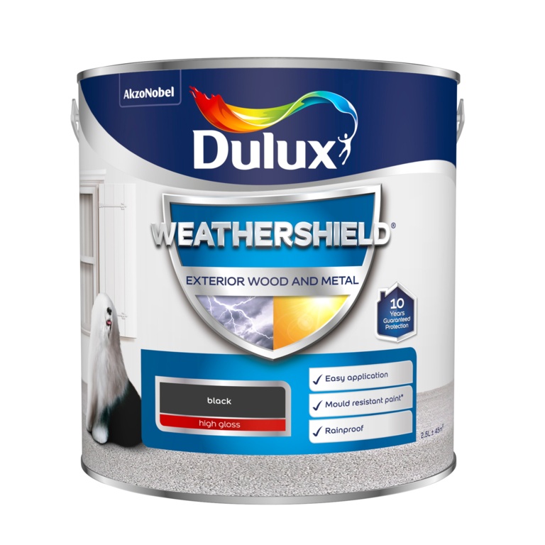 Weathershield Exterior Gloss 2.5L - Black