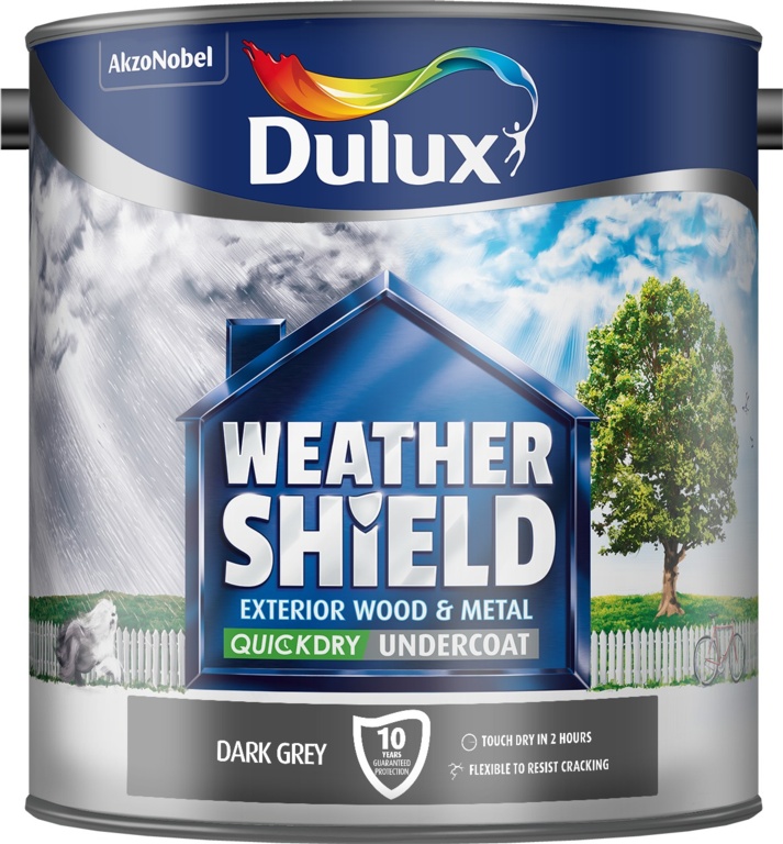 Weathershield Quick Dry Undercoat 2.5L - Dark Grey