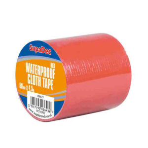 Waterproof Cloth Tape - 48mm x 4.5m Red