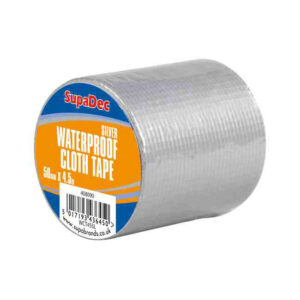 Waterproof Cloth Tape - 48mm x 4.5m Silver