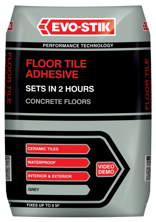 Floor Tile Adhesive Fast Set For Concrete Floors - 20kg