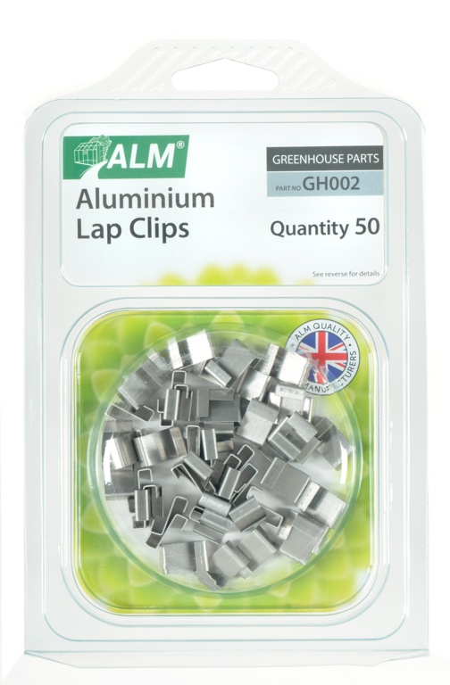 Aluminium Lap Clips - Pack of 50