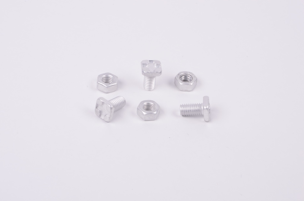 Square Head Bolts & Nuts - Pack of 20