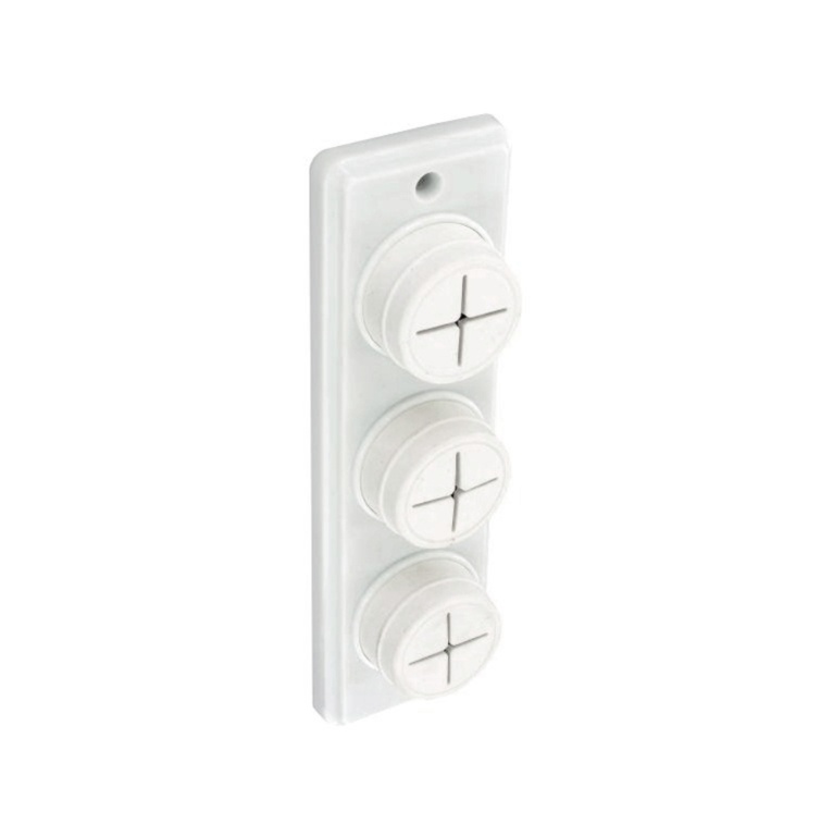 Towel Holder White - Triple