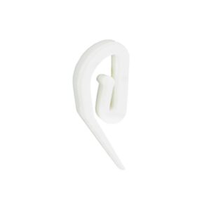 Plastic Curtain Hooks - White S6430