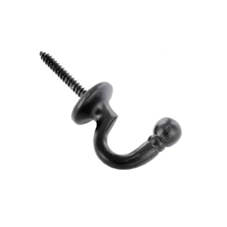 Antique Ball End Hooks (2) - 40mm