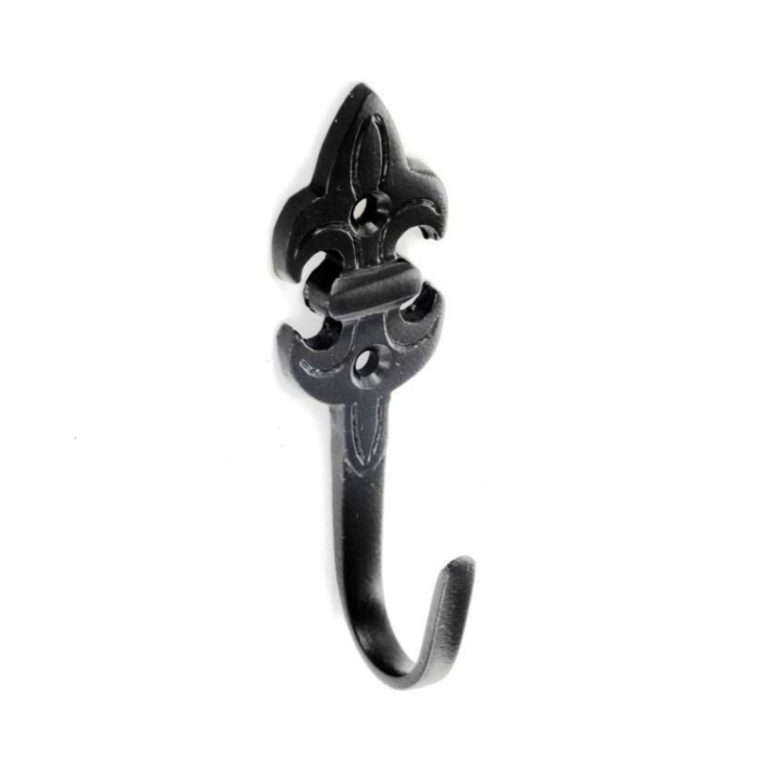 Antique Fleur-De-Lys Hooks (2) - 75mm