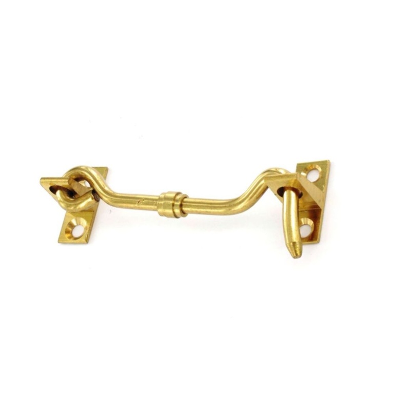 Brass Cabin Hook - 75mm