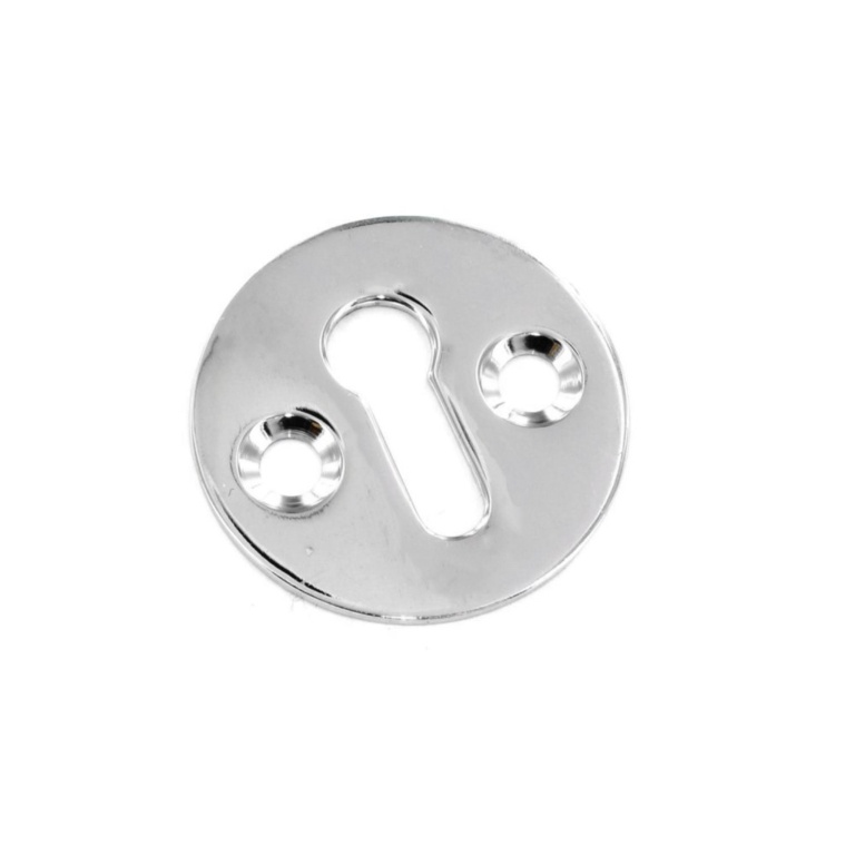 Chrome Escutcheon Plain - 35mm