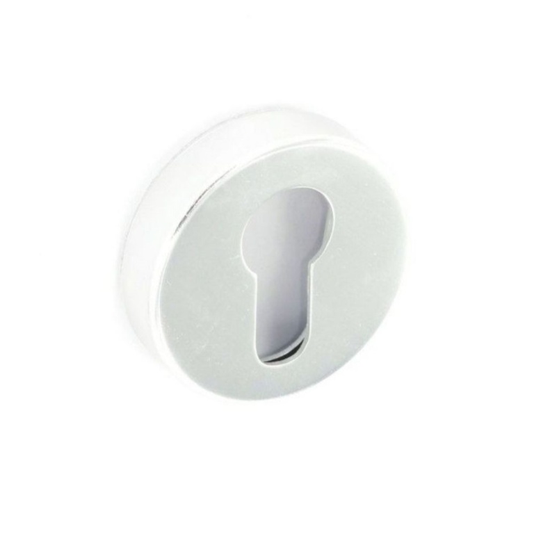 Aluminium Escutcheon Euro Lock Polished - 50mm - Pack of 6