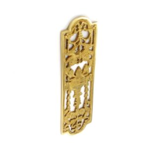 Brass fancy finger plate - 225mm, Pack of 5 - only available by special order