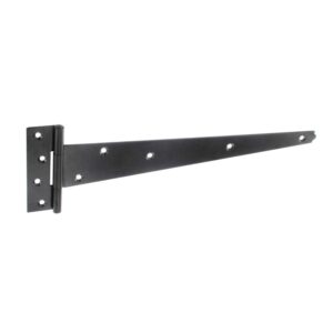 Heavy Black Tee Hinges (Pair) - 400mm (16'')