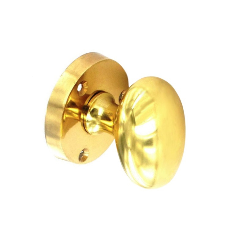 Victorian Oval Mortice Knobs (Pair) - 65mm