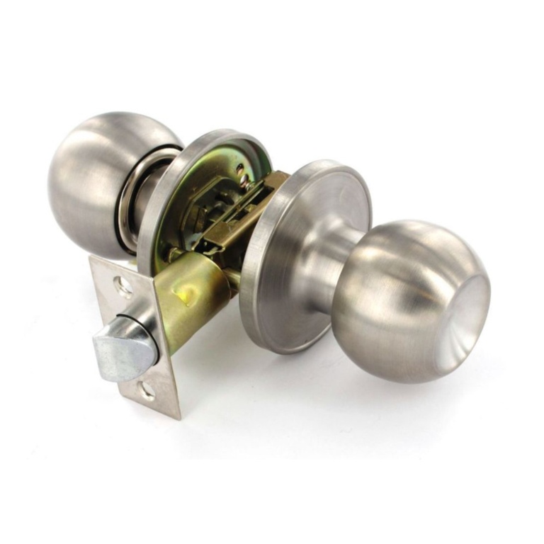 Stainless Steel Passage Knob Set - 60mm/70mm