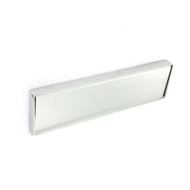 Aluminium Face Fix Letter Plate - 250mm Bright