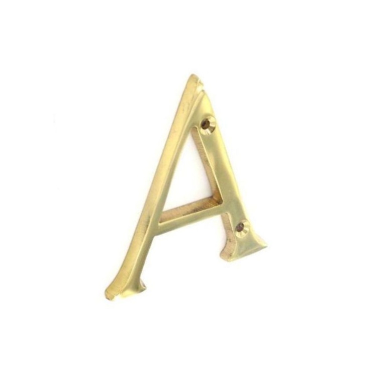 Brass Letter A - 75mm