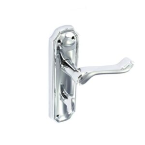 Kempton Chrome Bathroom Handles (Pair) - 170mm