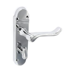 Richmond Chrome Bathroom Handles (Pair) - 170mm