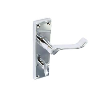 Chrome Scroll Bathroom Handles (Pair) - 150mm